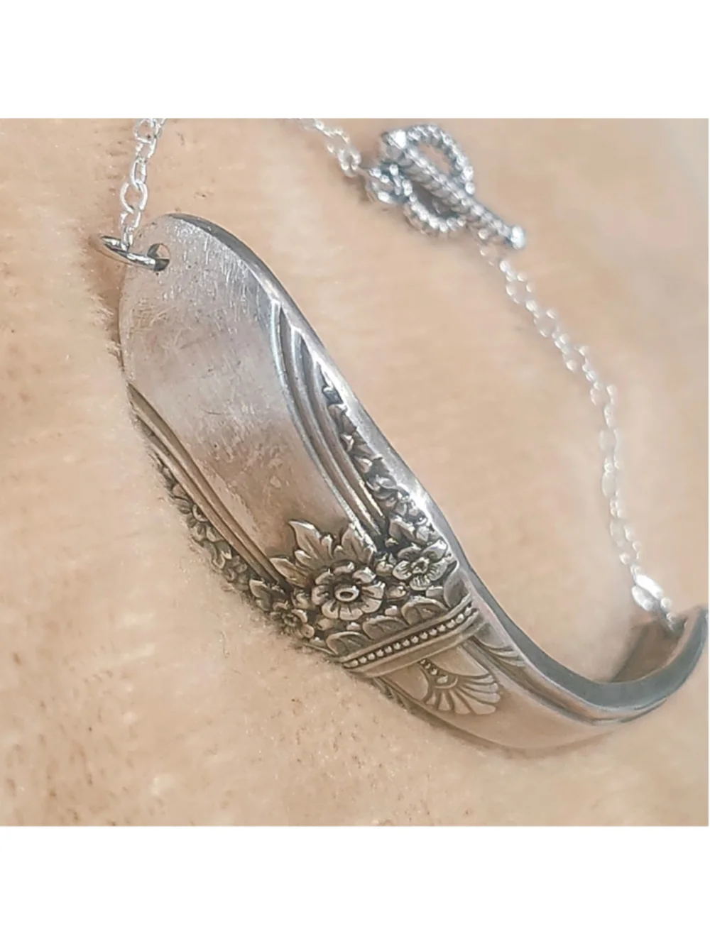 Rodgers bros First Love Silverplate Silverwear Bracelet handmade